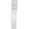 Ekena Millwork 4-in. W x 10-in. D x 22-in. H Merced Architectural Grade PVC Knee Brace BRCP04X10X22MRC - alternate 5